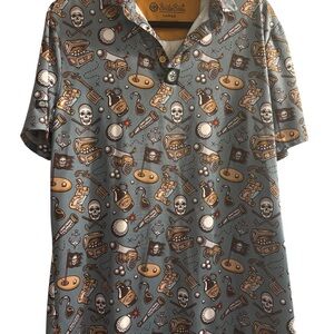 Men's Birdie Boss Pirate Golf Polo